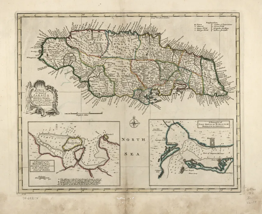 Map of Jamaica