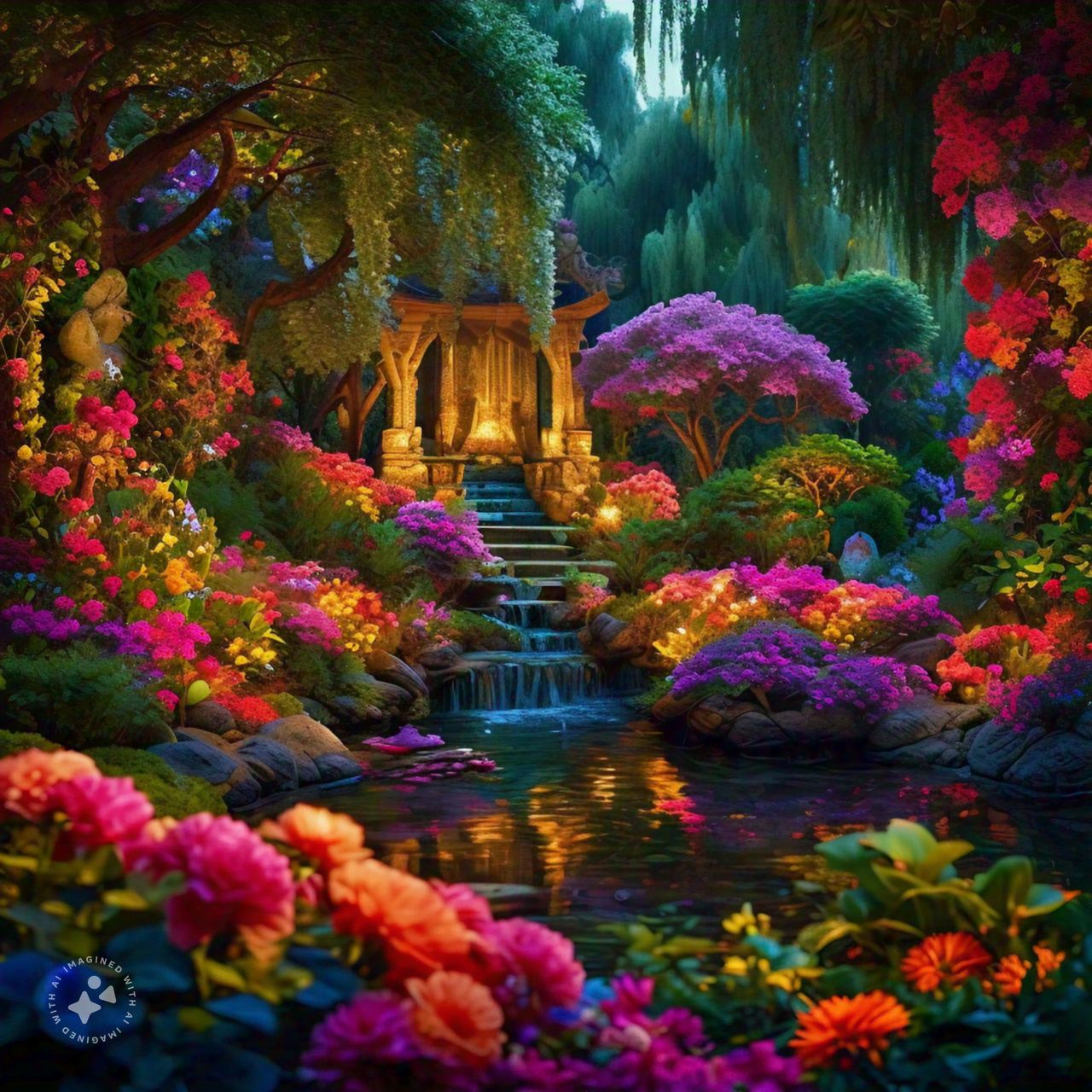 Eden-like garden